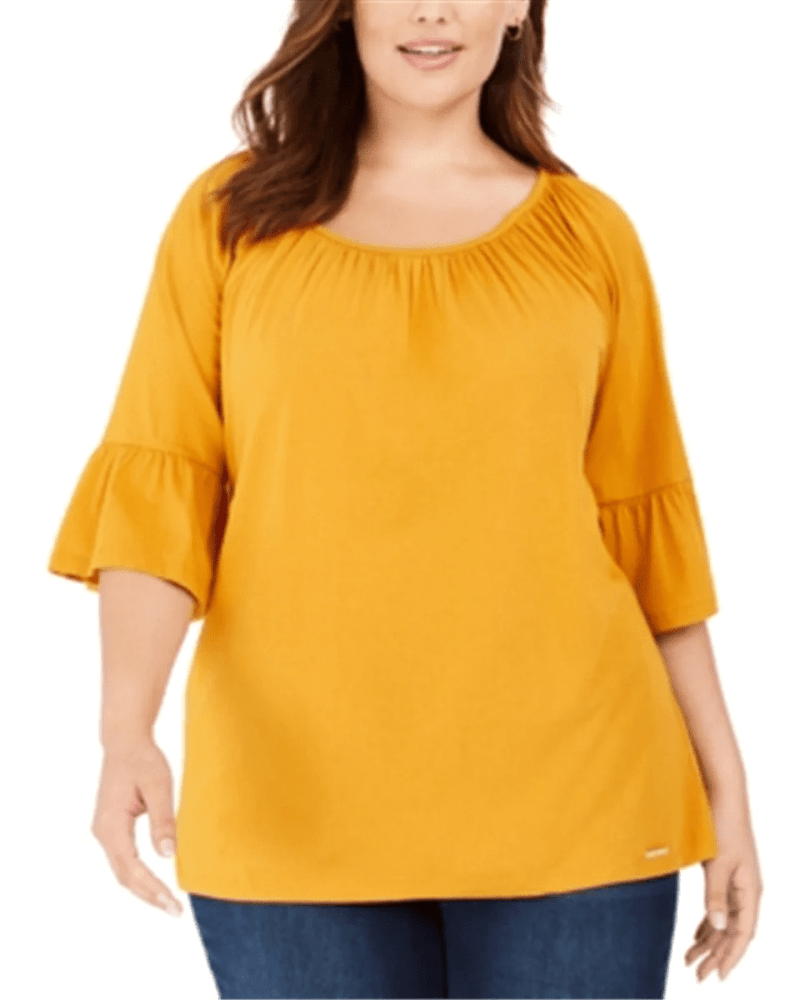 Michael kors yellow top on sale